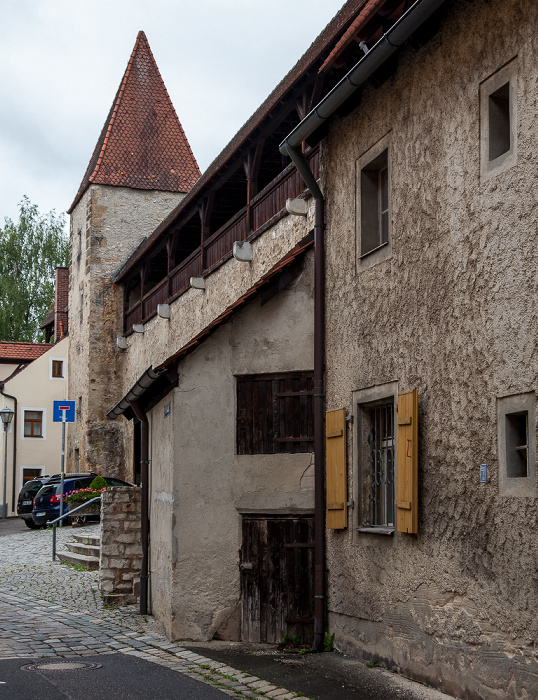 Amberg Altstadt: Jesuitenfahrt - Stadtmauer