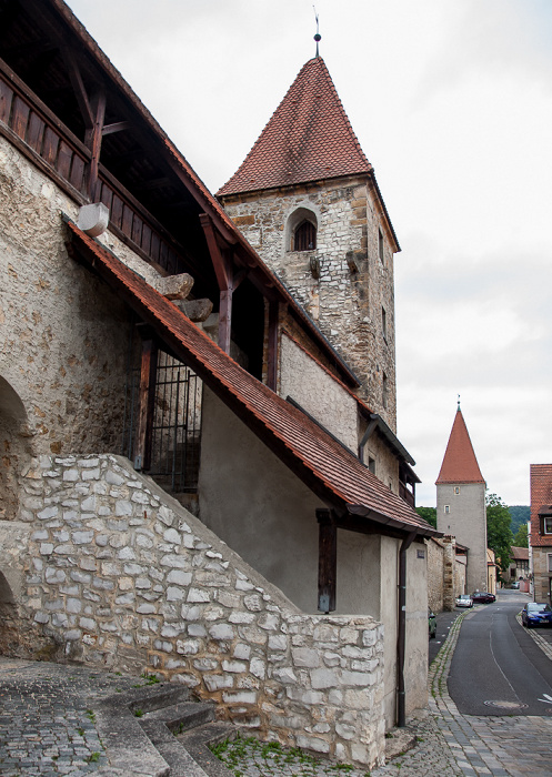 Amberg Altstadt: Jesuitenfahrt - Stadtmauer