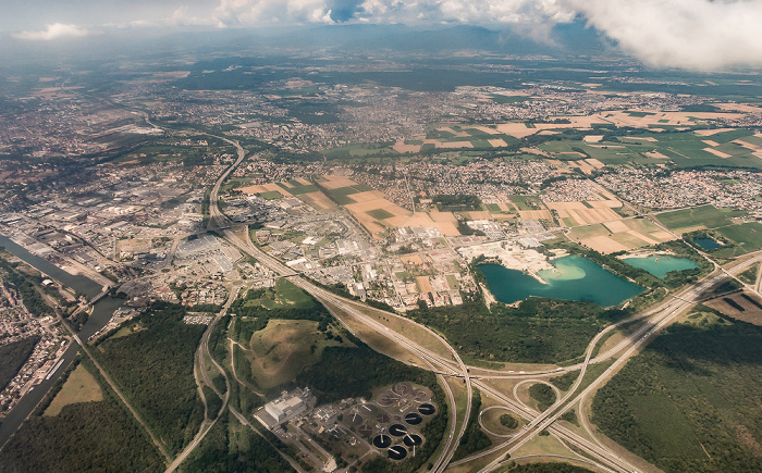 Grand Est - Département Haut-Rhin 2016-07-21 Flug CLH2396 München Franz Josef Strauß (MUC/EDDM) - Basel Mulhouse Freiburg (BSL/LFSB) Luftbild aerial photo