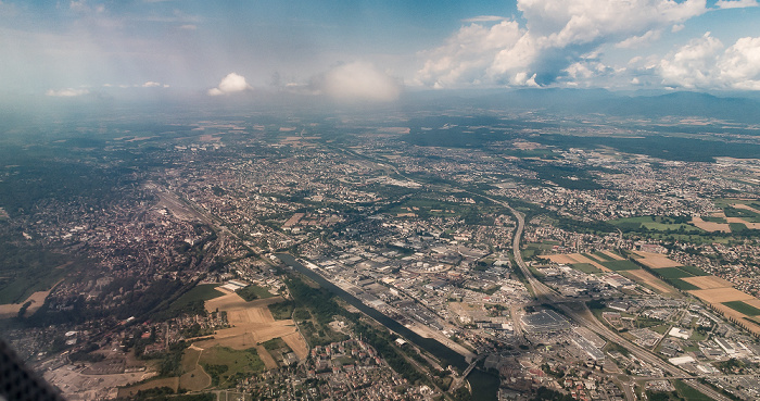 Grand Est - Département Haut-Rhin 2016-07-21 Flug CLH2396 München Franz Josef Strauß (MUC/EDDM) - Basel Mulhouse Freiburg (BSL/LFSB) Luftbild aerial photo