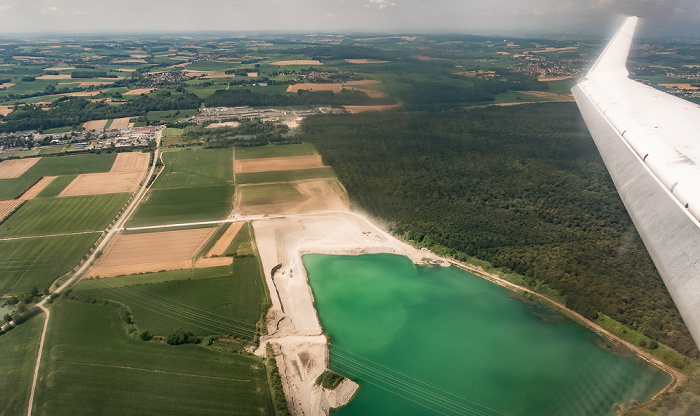 Grand Est - Département Haut-Rhin 2016-07-21 Flug CLH2396 München Franz Josef Strauß (MUC/EDDM) - Basel Mulhouse Freiburg (BSL/LFSB) Luftbild aerial photo