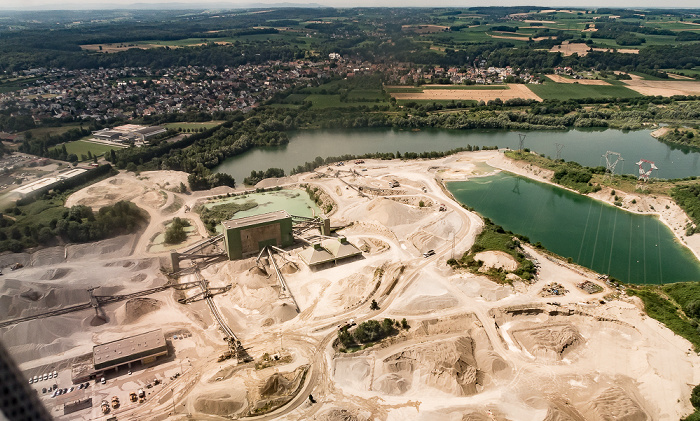 Grand Est - Département Haut-Rhin 2016-07-21 Flug CLH2396 München Franz Josef Strauß (MUC/EDDM) - Basel Mulhouse Freiburg (BSL/LFSB) Luftbild aerial photo