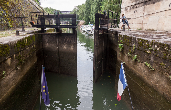 Besançon Doubs: Schleuse Pont de la République