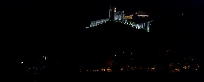 Blick von der Promenade Micaud: Citadelle de Besançon Besançon