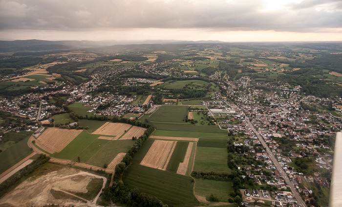 Grand Est - Département Haut-Rhin 2016-07-24 Flug CLH2401 Basel Mulhouse Freiburg (BSL/LFSB) - München Franz Josef Strauß (MUC/EDDM) Luftbild aerial photo