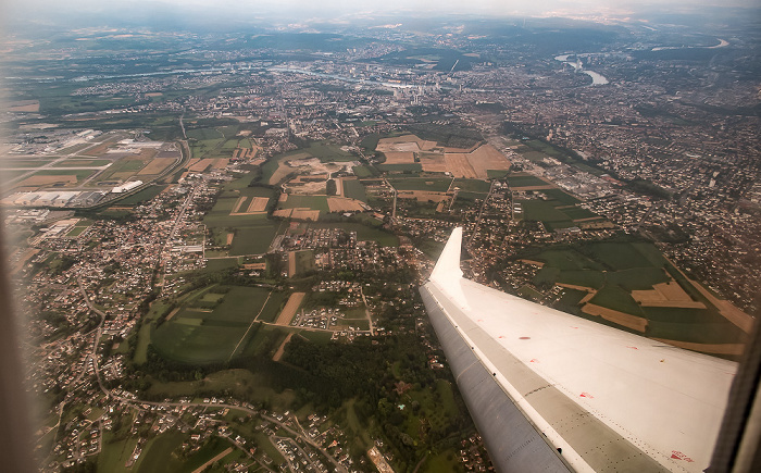 Grand Est - Département Haut-Rhin 2016-07-24 Flug CLH2401 Basel Mulhouse Freiburg (BSL/LFSB) - München Franz Josef Strauß (MUC/EDDM) Luftbild aerial photo