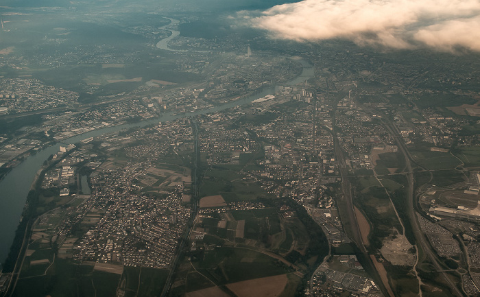 Grand Est - Département Haut-Rhin 2016-07-24 Flug CLH2401 Basel Mulhouse Freiburg (BSL/LFSB) - München Franz Josef Strauß (MUC/EDDM) Luftbild aerial photo