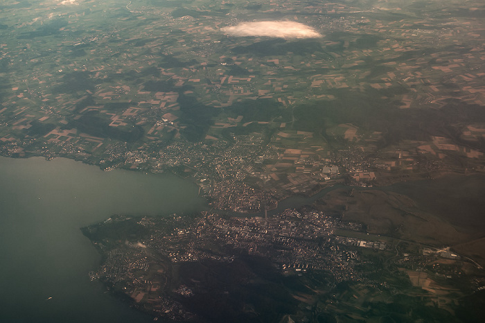 Baden-Württemberg 2016-07-24 Flug CLH2401 Basel Mulhouse Freiburg (BSL/LFSB) - München Franz Josef Strauß (MUC/EDDM) Luftbild aerial photo