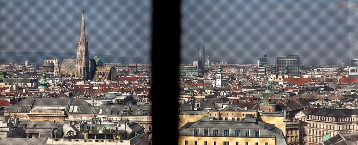 Karlskirche: Blick aus der Kuppellaterne - Innere Stadt Wien