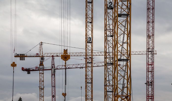 Garching bei München Garching Forschungszentrum: Baustelle von GALILEO