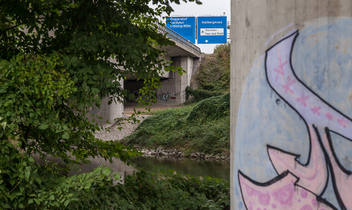 Freising Isar, Autobahn 92-Isarbrücke Isarbrücke S-Bahn Neufahrn - Flughafen