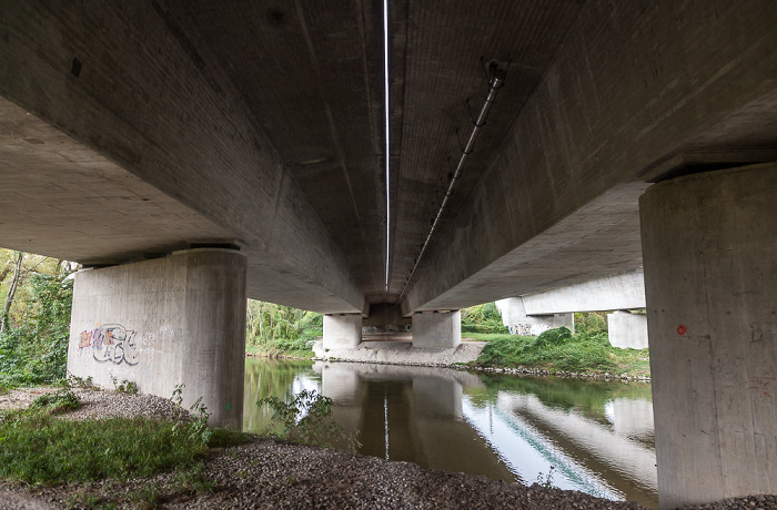 Freising Isar, Autobahn 92-Isarbrücke Isarbrücke S-Bahn Neufahrn - Flughafen