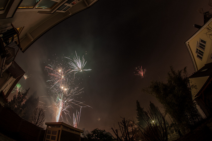 München Gratlspitzstraße: Silvester-/Neujahr-Feuerwerk Gratlspitzstraße 40
