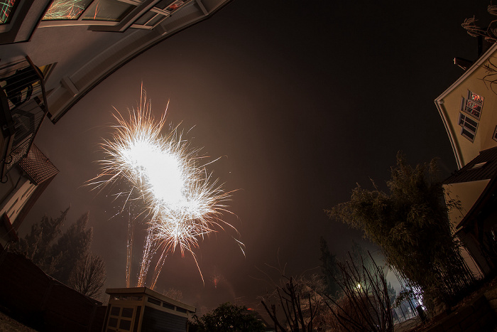 München Gratlspitzstraße: Silvester-/Neujahr-Feuerwerk Gratlspitzstraße 40