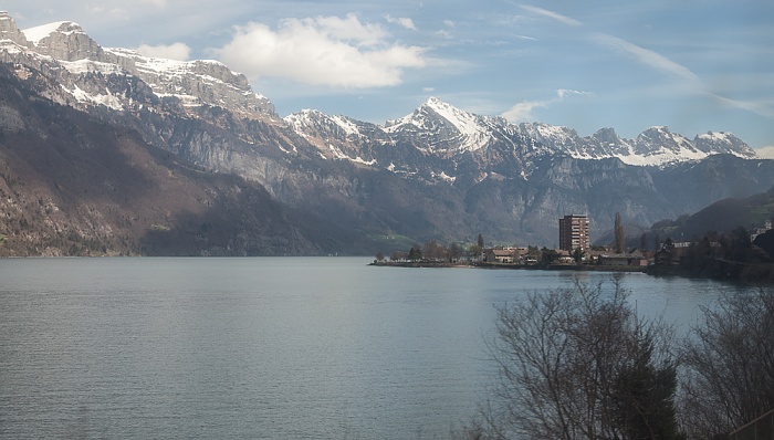 Walensee, Murg, Churfirsten (Appenzeller Alpen) Quarten