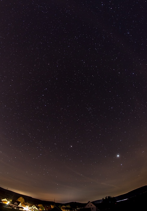 Blick vom Kopen: Sternenhimmel Pfohren