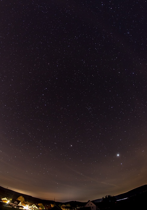 Blick vom Kopen: Sternenhimmel Pfohren