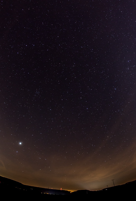 Blick vom Kopen: Sternenhimmel Pfohren