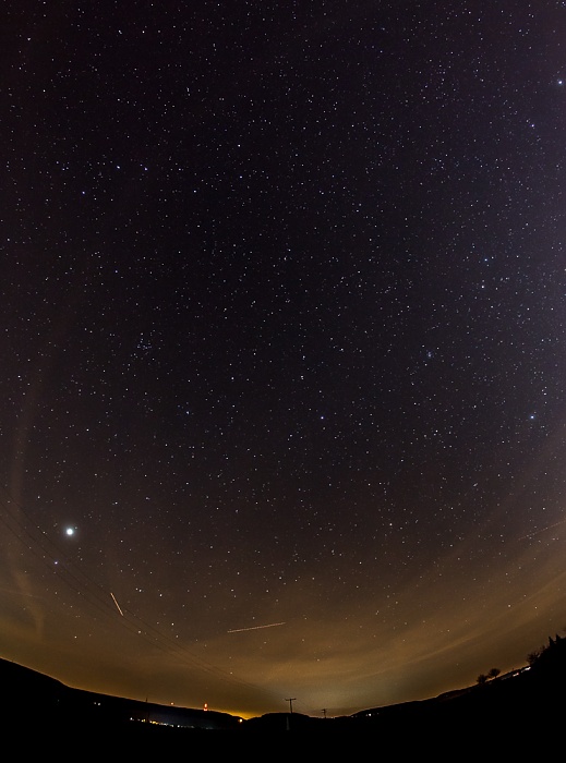 Blick vom Kopen: Sternenhimmel Pfohren