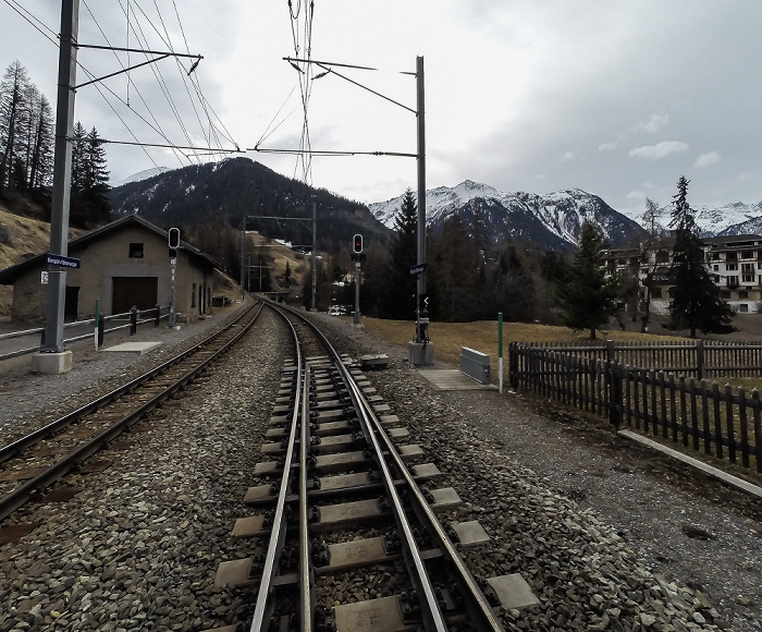Albulabahn: Bahnhof Bergün/Bravuogn Bergün/Bravuogn