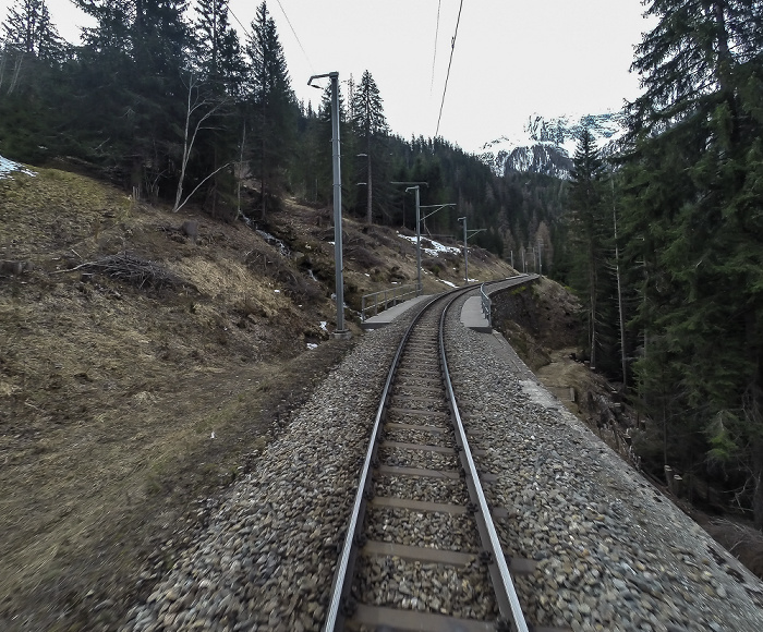 Albulabahn: Ava da Lungia Viadukt Graubünden