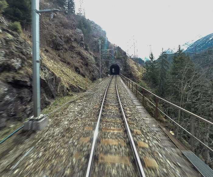 Albulabahn: Streda-Tunnel Graubünden