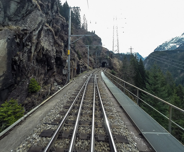 Graubünden Albulabahn: Streda-Viadukt