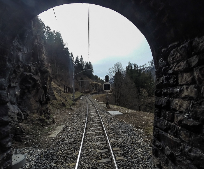 Graubünden Albulabahn: Stulsertobel-Tunnel II
