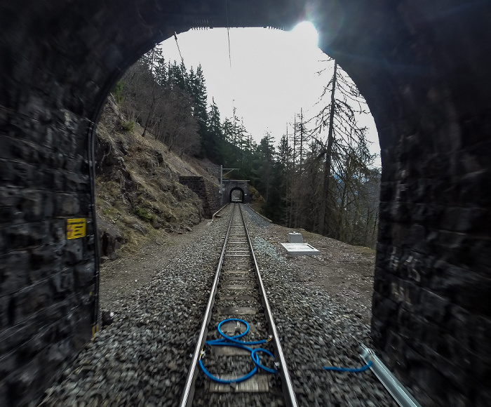 Graubünden Albulabahn: Surmin-Tunnel