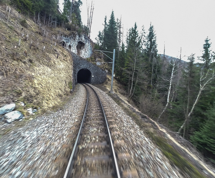 Graubünden Albulabahn: Schlossberg-Tunnel