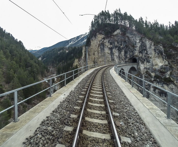 Albulabahn: Landwasserviadukt, Landwasser-Tunnel Graubünden