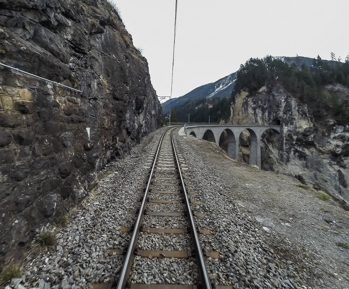 Albulabahn: Landwasserviadukt Graubünden