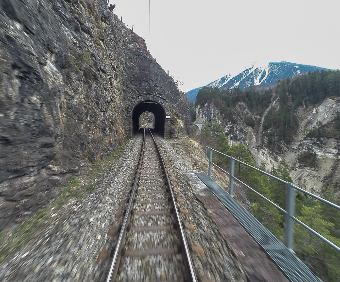 Graubünden Albulabahn: Zalaint-Tunnel