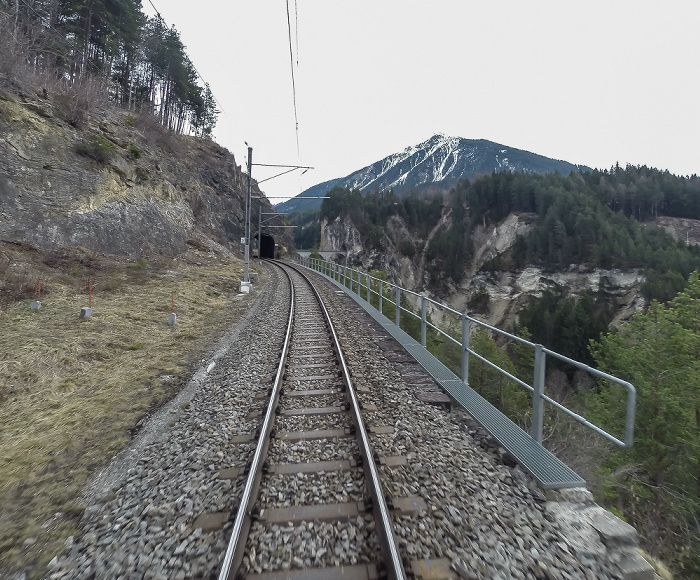 Graubünden Albulabahn Zalaint-Tunnel