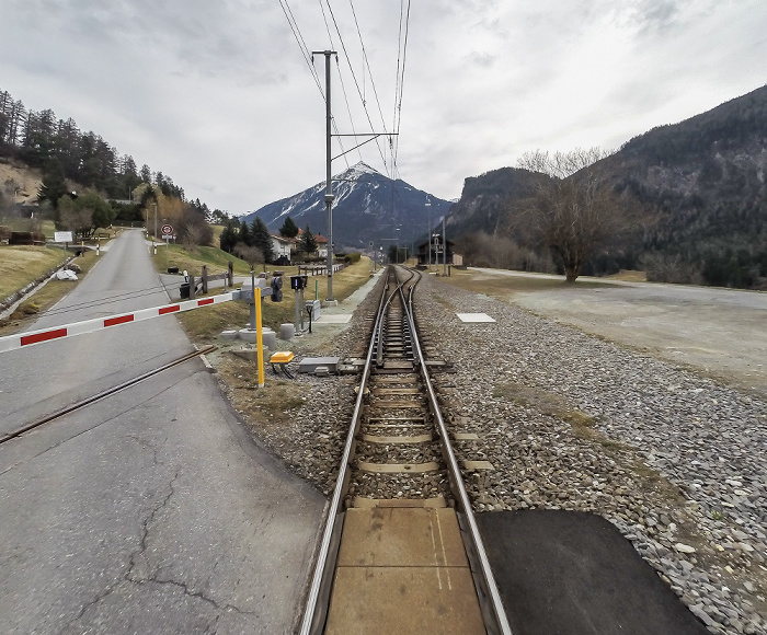 Albulabahn: Bahnhof Alvaneu