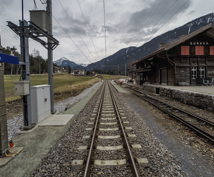 Albulabahn: Bahnhof Surava