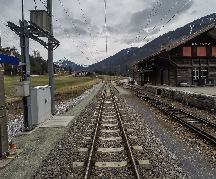 Albulabahn: Bahnhof Surava Surava