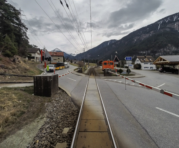 Graubünden Albulabahn, Kantonsstrasse 417