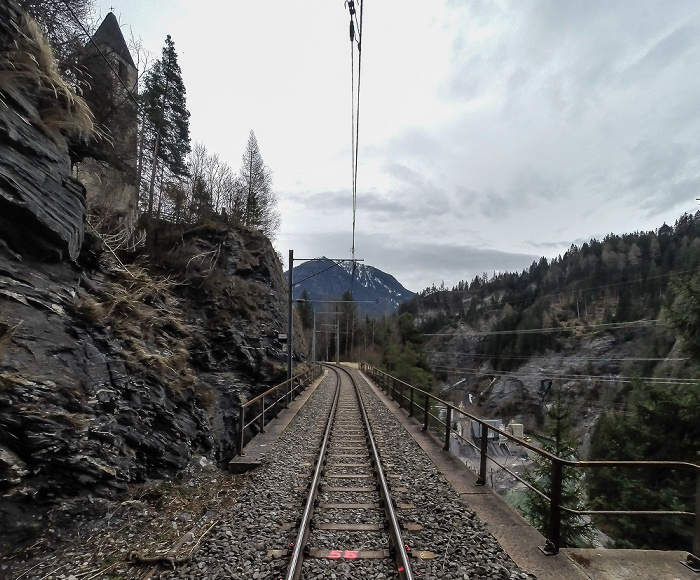 Graubünden Albulabahn: Mistailtobel-Viadukt