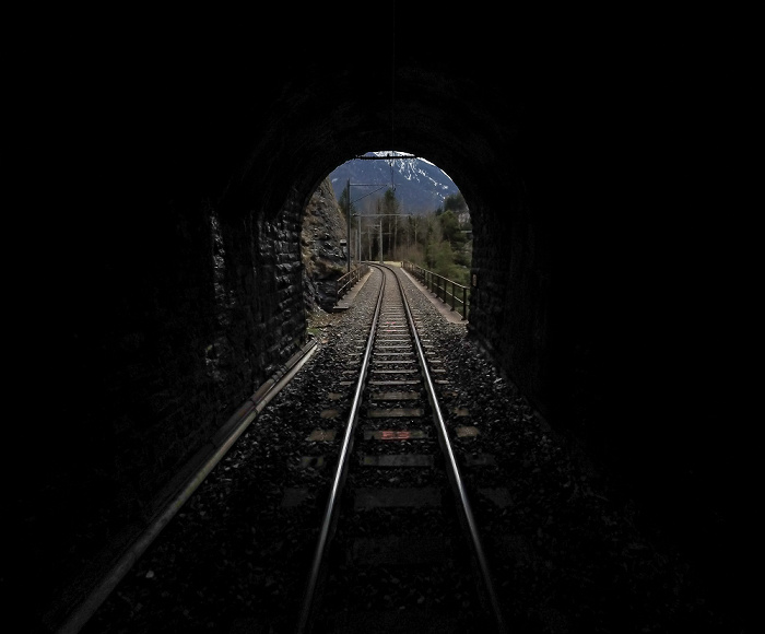 Albulabahn: Mistail-Tunnel Graubünden