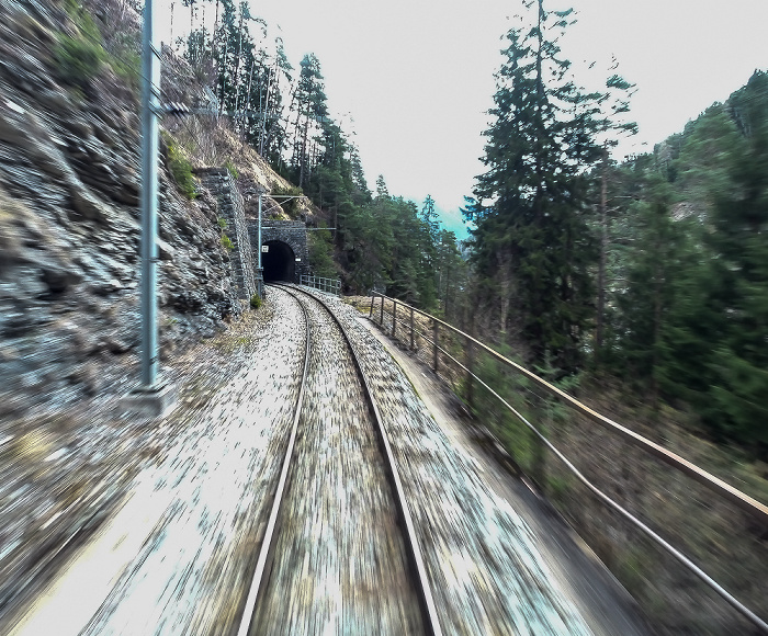 Graubünden Albulabahn: Nisellas-Tunnel