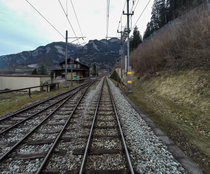 Albulabahn: Bahnhof Sils im Domleschg Sils im Domleschg