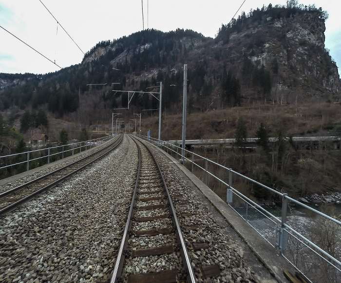 Albulabahn: Hinterrheinbrücke Thusis