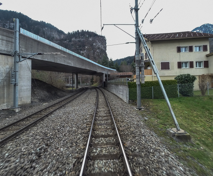 Albulabahn, Brücke Kantonsstraße 417 Thusis