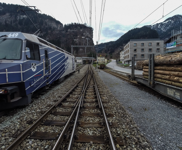 Albulabahn: Bahnhof Thusis