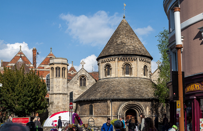 St John's Street: The Round Church (Church of the Holy Sepulchre) Cambridge