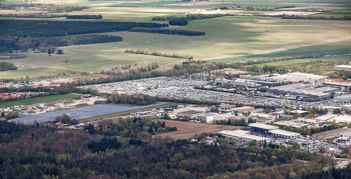 Garching bei München Luftbild aus Zeppelin: Hochbrück