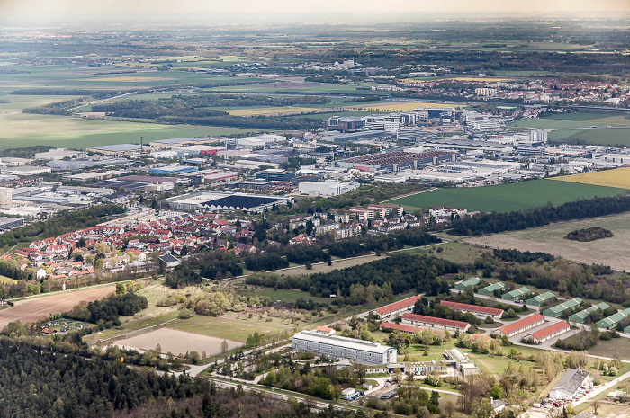 Luftbild aus Zeppelin: Hochbrück München 2017