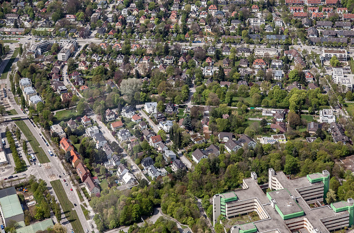 Luftbild aus Zeppelin: Bogenhausen - Herzogpark München