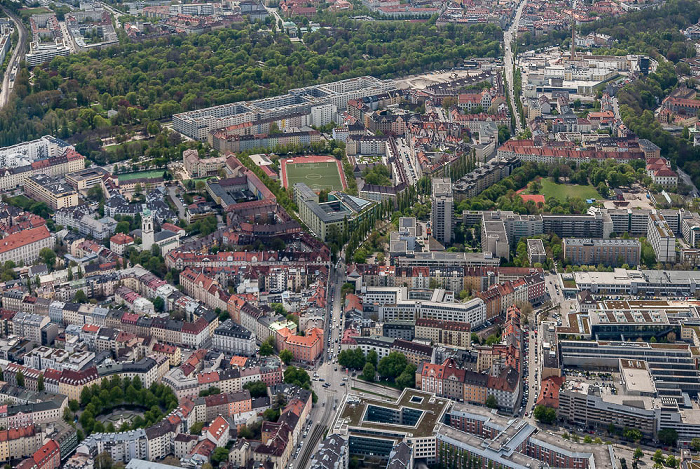 Luftbild aus Zeppelin: Au-Haidhausen München